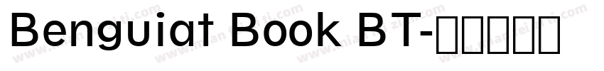 Benguiat Book BT字体转换
